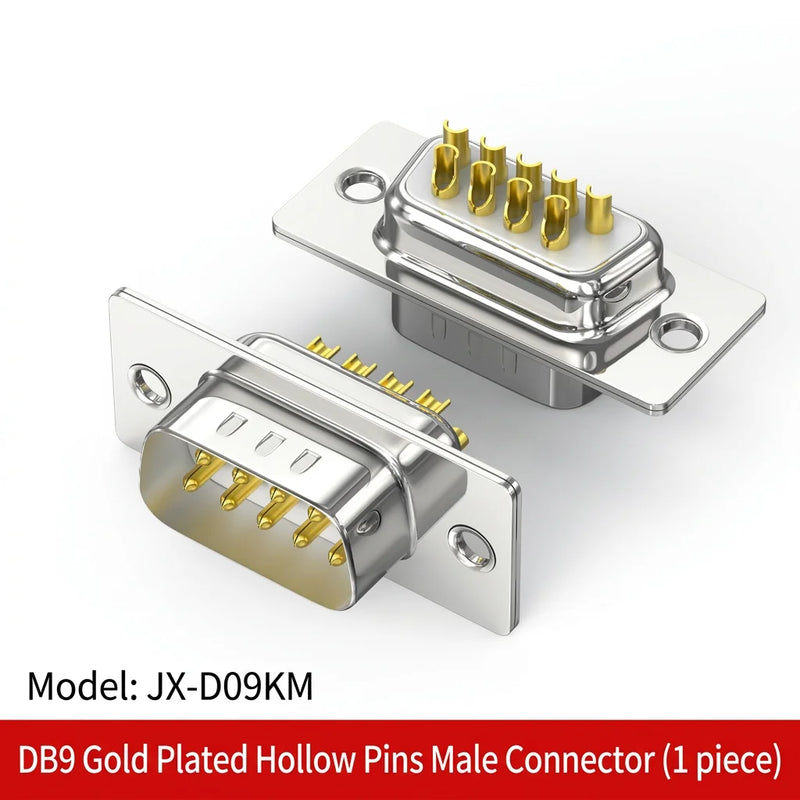 DIVEDEER DB9 Male & Female Connectors 9-Pin Serial Adapters for RS232 RS485 COM Port