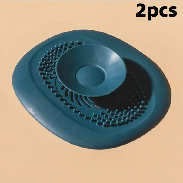 1/2pcs Press‑type floor drain cover Sink Stopper - Keep Kitchen and Bathroom Drains Clean Without Clogs, Kitchen Utensils.