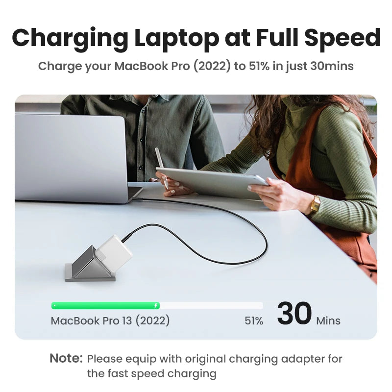UGREEN PD100W/60W USB C to USB C Cable for iPhone 17 MacBook iPad Fast Charging Cable 5A/3A Type C Fast Charger PD Cable 0.5-3M