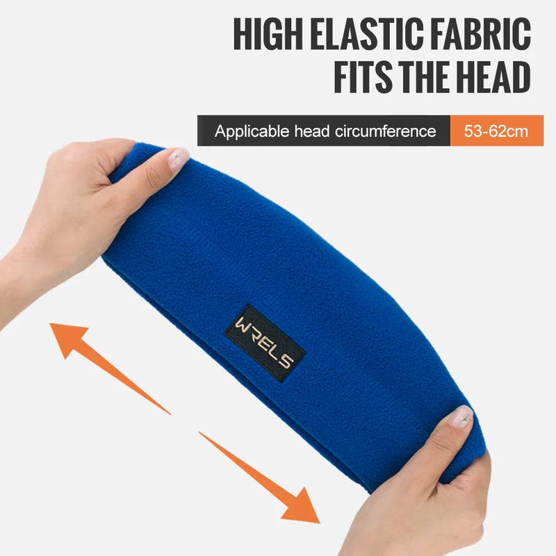WRELS Winter Running Hats Windproof Warmer Sport Bonnet Sweat Absorption Quick Drying Warm Ear Protection Sport Cap Running Hat