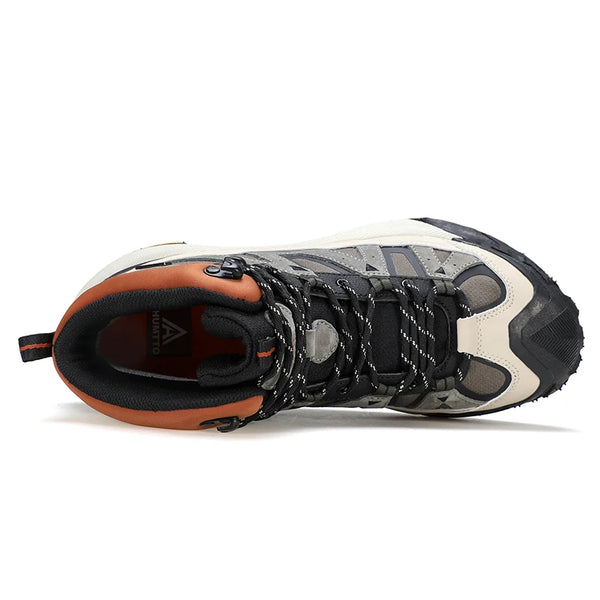 HUMTTO Keep Warm Hiking Shoes for Men Non-slip Trekking Boots Breathable Outdoor Men's Sports Shoes Winter Designer Sneakers Man