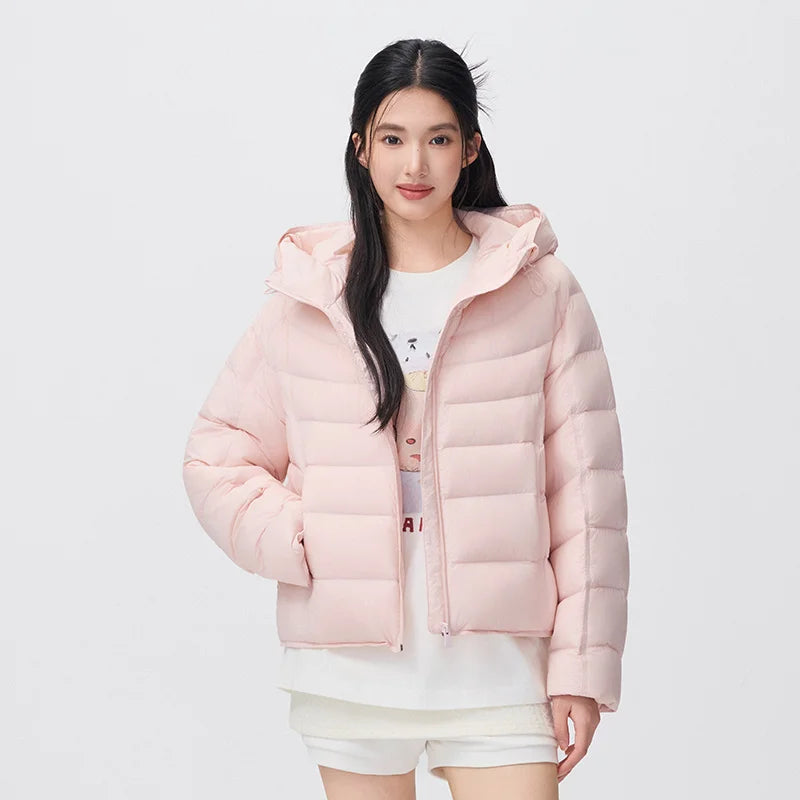 Semir Women Down Jacket 90 Percent Down Fill Water Repellent Loose Fit Hooded Versatile Quilted 2026 New Winter Daily Wear