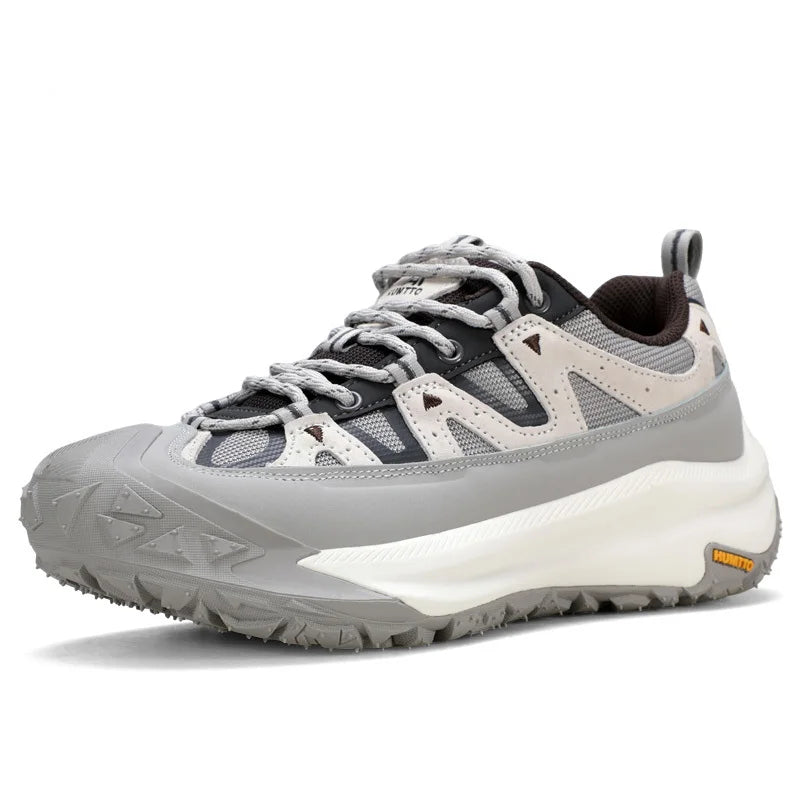 HUMTTO Men's Outdoor Summer Anti-slip Hiking Shoes Wear-resistant Mountain Climbing Sneakers Breathable Trekking Boots for Man