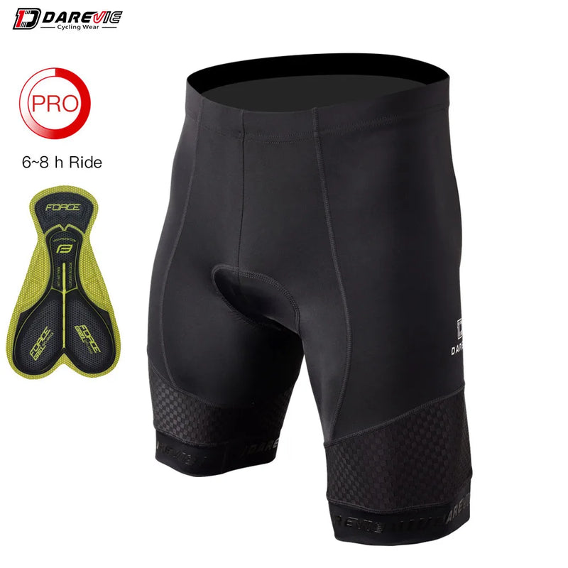 ខោជិះកង់បុរស DAREVIE បន្ទះជែល 3D PRO Level ខោជិះកង់ 6H Ride ខោជិះកង់ Bretelle Ciclismo សម្រាប់ជិះកង់លើផ្លូវ MTB