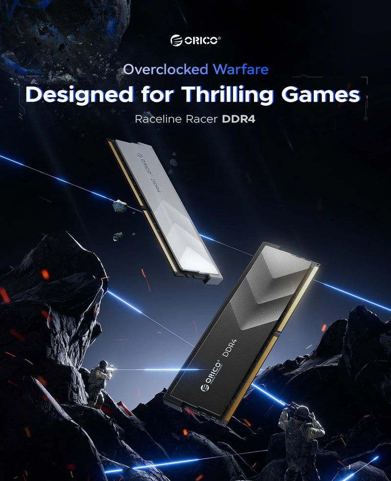 ORICO DDR4 RAM 32GB 3200MHz 3600MHz CL18-22-22-42 1.35V 3200MHz CL16-20-20-40  Intel AMD Desktop Computer Memory Gaming