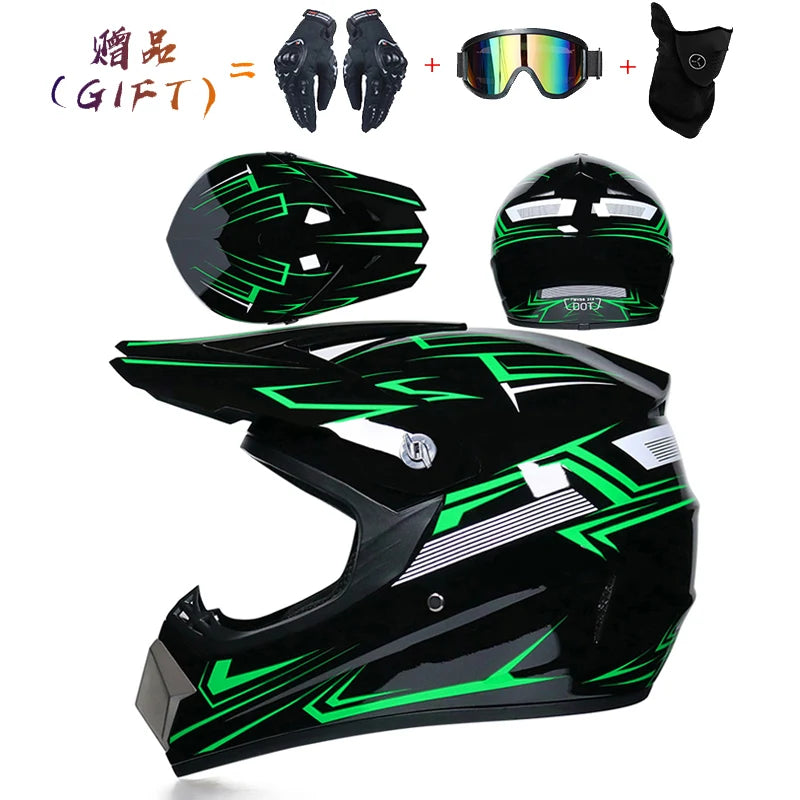 Professional Lightweight Off-road Motorcycle Helmet Racing Bike Children ATV Off-road Vehicle Downhill DH Cross Helmet Motocross