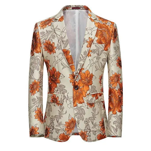 2026 New Men's Pink Embroidered Suit Jacket, Wedding Party Dress Coat, Fashionable Slim Male Blazers, Asian Size M-5XL 6XL