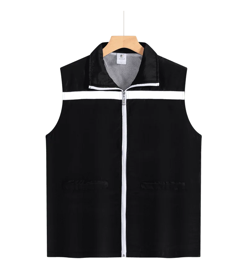 Volunteer advertising shirt Obvious waistcoat vest Sanitation volunteer supermarket staff work clothes substitute driver