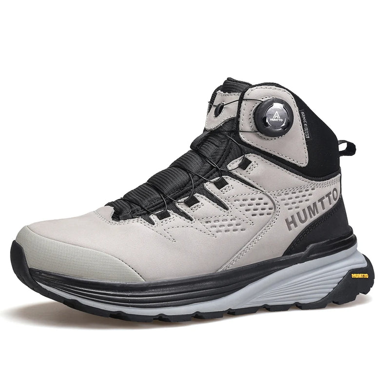 HUMTTO Hiking Shoes Winter Camping Men's Sports Shoes for Men Breathable Trekking Boots Man 2024 Leather Outdoor Safety Sneakers