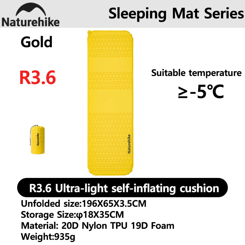 Naturehike Troues R 3.0 Lightweight Portable Folding Square Egg Nest Mat Outdoor 2.5cm Thickened Camping Fishing Picnic Mat