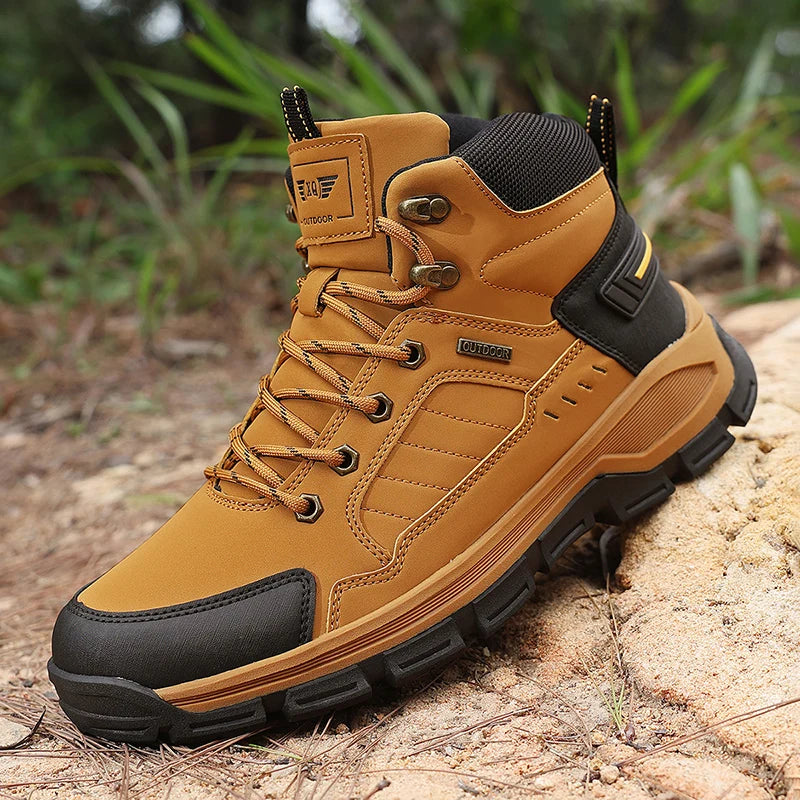 Men's Outdoor Hiking Shoes Four Seasons New Anti-Slip Wear-Resistant Comfort Walking Sneakers Fashion Youth Sports Casual Shoes