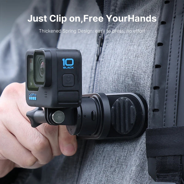 ខ្សែស្ពាយក្រោយ Ulanzi Go-Quick Ⅱ សម្រាប់ Gopro សម្រាប់ DJI OSMO សម្រាប់កាមេរ៉ាសកម្មភាព Insta360 ប្រព័ន្ធ QR