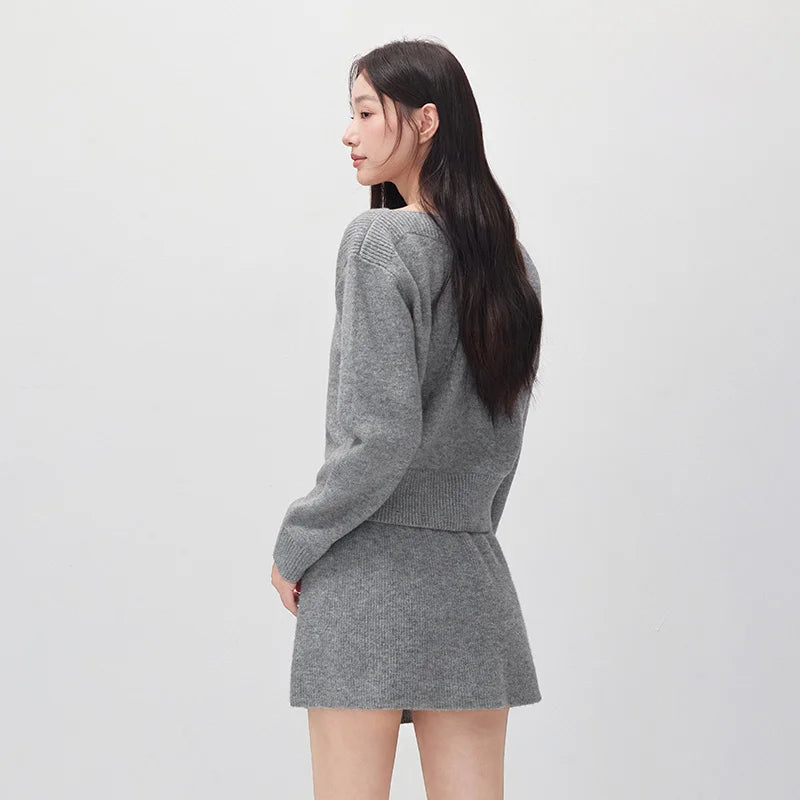 អាវយឺតប៉ាក់ Semir សម្រាប់នារី អាចដោះចេញបាន រចនាបថតិចតួចបំផុត ឆ្នាំ២០២៦ សម្លៀកបំពាក់រដូវរងាថ្មី ពាក់ប្រចាំថ្ងៃ រចនាបថទីក្រុង ធម្មតា អាកាសធាតុត្រជាក់ ស្រទាប់
