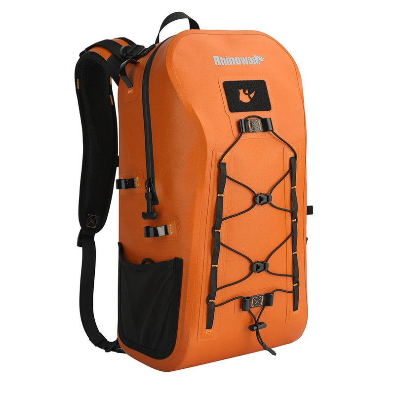 កាបូបស្ពាយក្រោយម៉ូតូ Rhinowalk 26L ការពារទឹកជ្រាប មានហោប៉ៅកុំព្យូទ័រយួរដៃ ប្រព័ន្ធវ៉ាល់ខ្យល់សម្រាប់ដាក់មួកសុវត្ថិភាព សម្រាប់ម៉ូតូ Ridling H