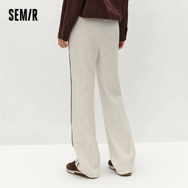 ខោ Semir សម្រាប់នារី ពណ៌ខ្មៅ ឆ្នាំ២០២៦ ខោជើងវែងទាន់សម័យសម្រាប់ទីក្រុង ខោធម្មតា