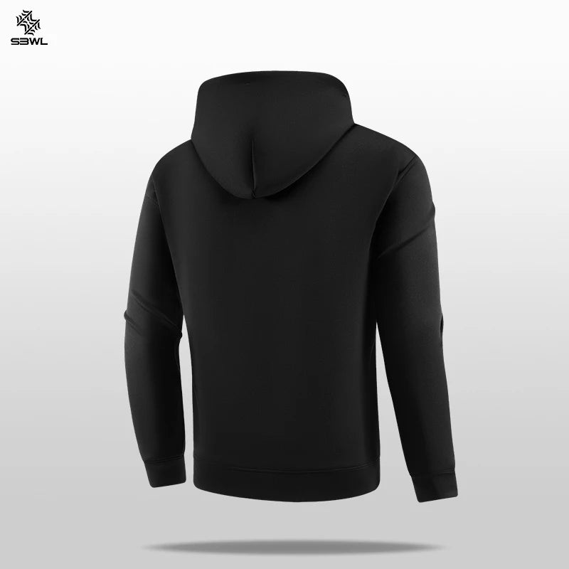 SBWL High Quality Men's Outdoors Equestrian Golf Running Mountaineering Breathable Polo Shirt Sports Base Shirt Long-Sleeved Tee