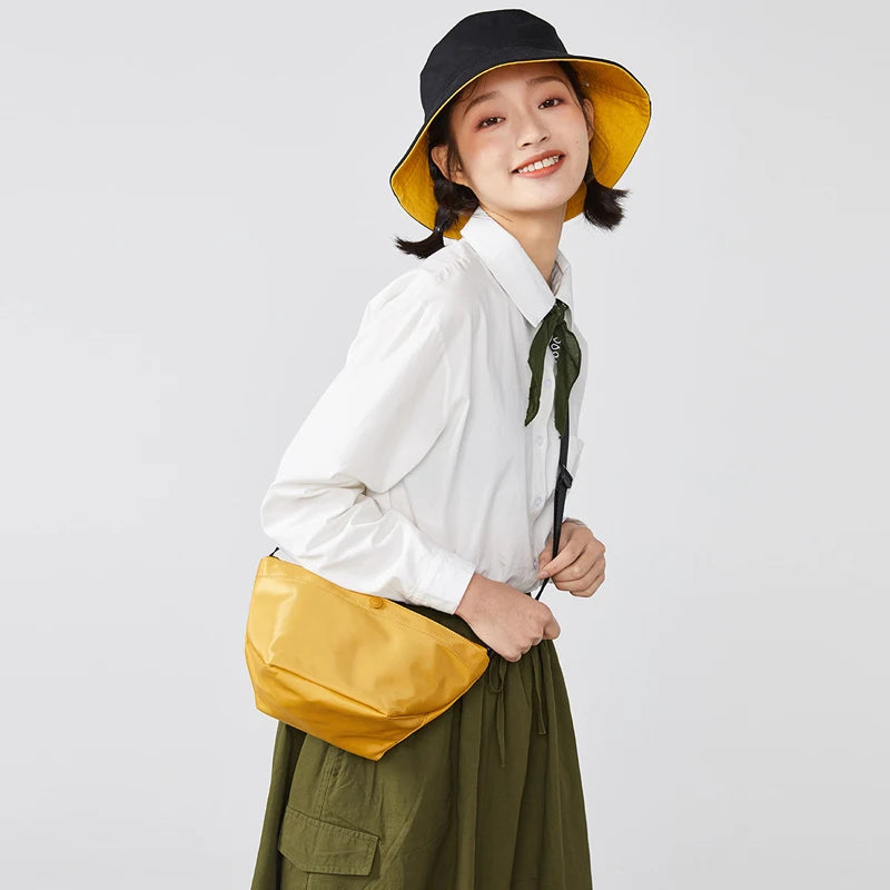 Semir Women Bag Commuter 2026 Canvas Nylon Crossbody Shoulder Urban Casual Everyday Style Soft Comfortable Daily