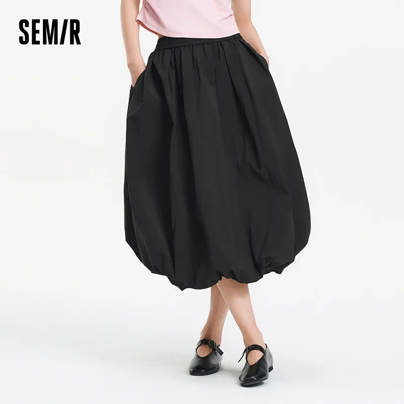 Semir Womens Skirt 2026 UV Protection Cool Feeling Long Bud Style Sweet Elegant Casual Outdoor