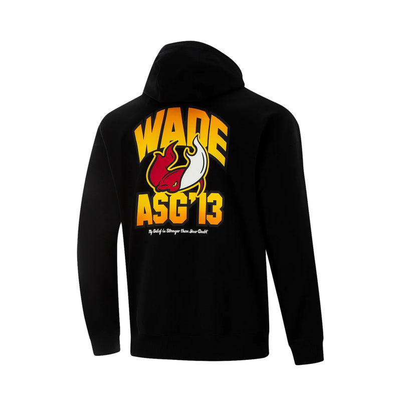Li-Ning Men's Wade Hoodie WARM AT Winter Fleece Loose Fit 74%Cotton 26%Polyester Leisure Hooded LiNing Sweatshirt Tops AWDV887
