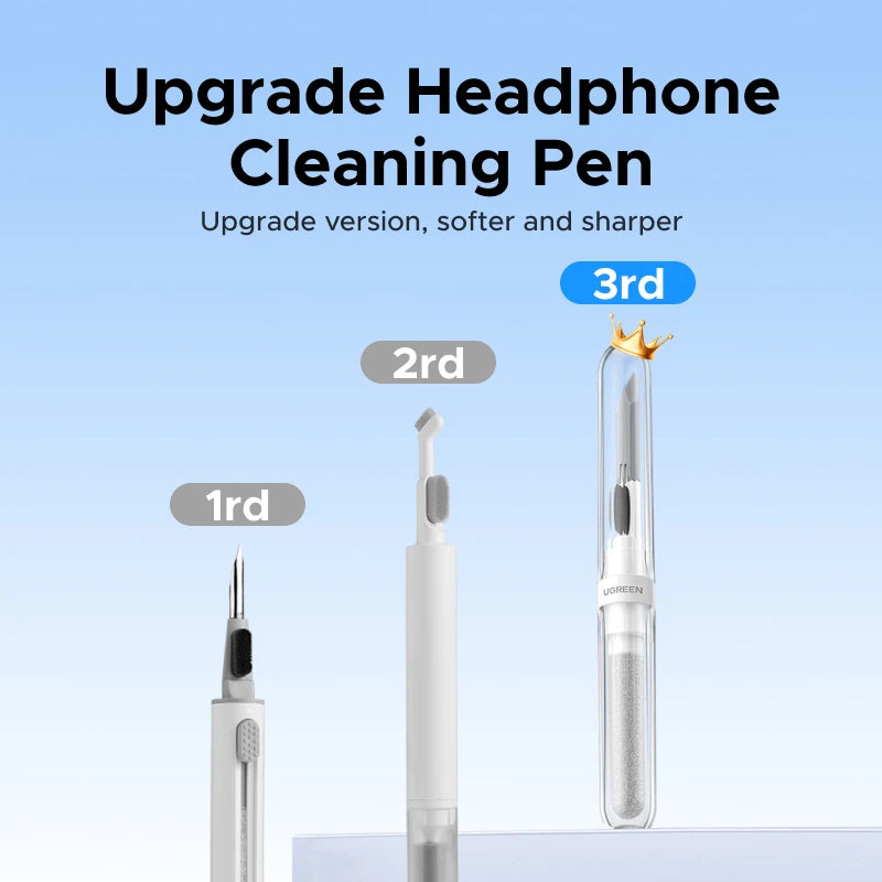 UGREEN Bluetooth Earphone Cleaning Tools for Airpods Pro Earbuds Case Cleaning Pen Bursh Kits for Samsung Xiaomi Airdots Huawei
