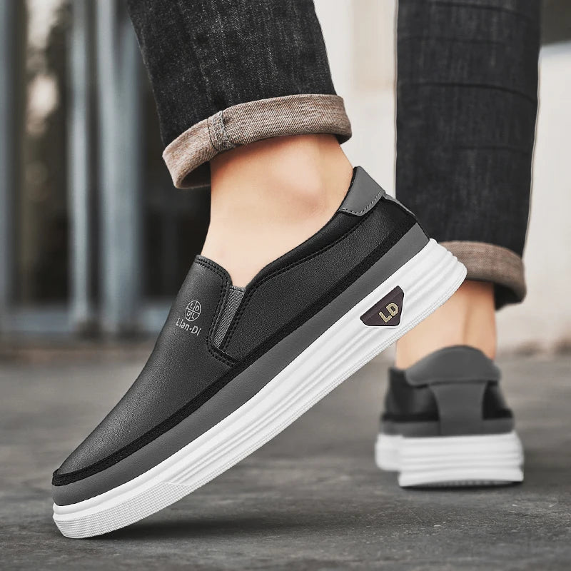Men's casual shoes four season plus size youth Joker tide shoes Korean student flat shoes soft sole comfort outdoor fashion shoe