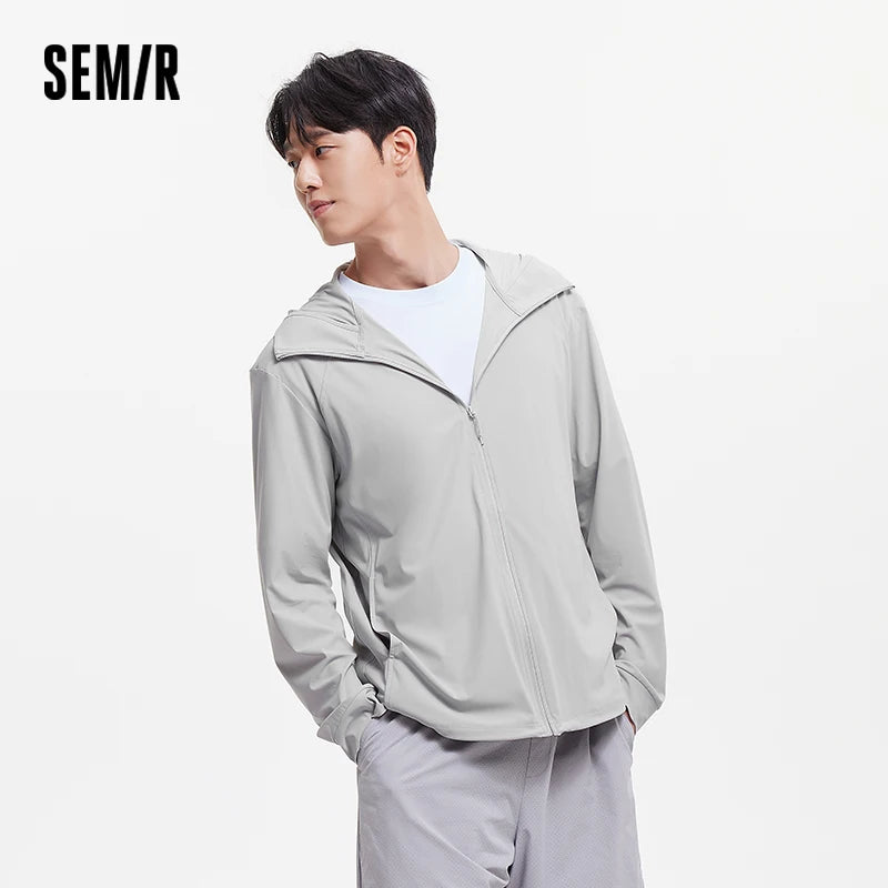 Semir Unisex UV Clothing 2026 UV Protection Ice Silk Lightweight Tops Outdoor Fishing Casual Style Soft Breathable