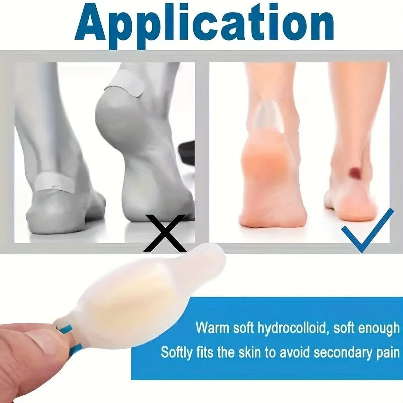 10/20pcs Transparent Waterproof Invisible Anti-Wear StickersHeel Pads, Forefoot Gel Pads,  Anti-Wear Stickers for High Heels.