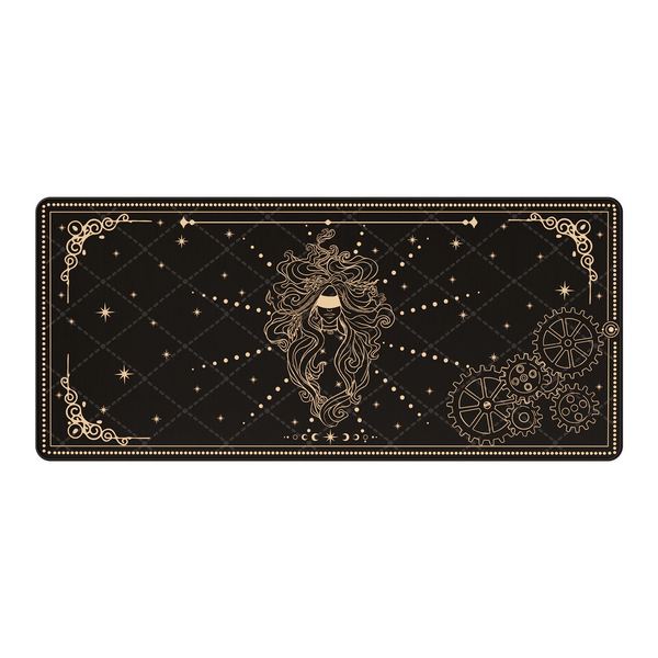 Akko Mouse Pad Tarot Theme Fullsize Anti-Slip Gaming Keyboard Rubber Mouse Pad Table Mat Office Desk Mice Pad Large Size 90x40cm