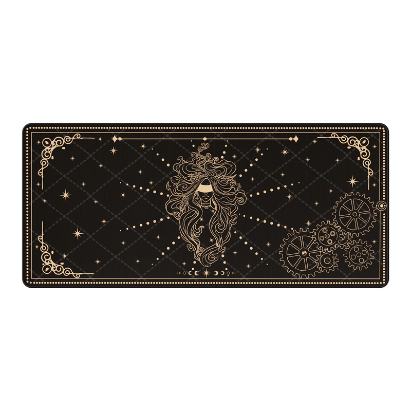 Akko Mouse Pad Tarot Theme Fullsize Anti-Slip Gaming Keyboard Rubber Mouse Pad Table Mat Office Desk Mice Pad Large Size 90x40cm