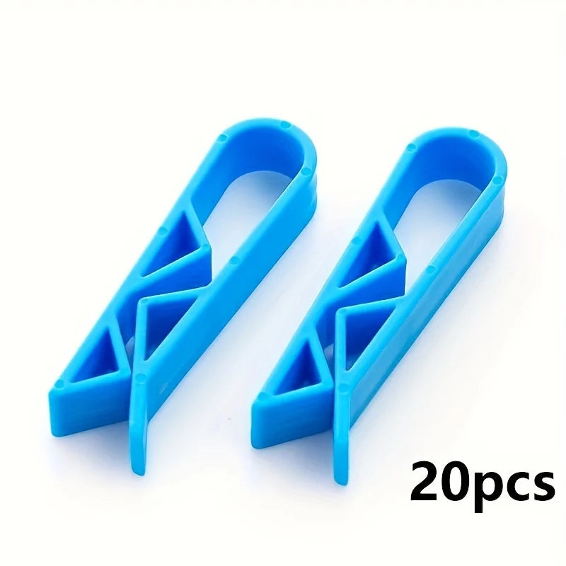 10/20pcs Creative Garbage Bag Holder Clips, Trash Can Liner Fasteners,  Divider Side Clips for Home Organization gadgets