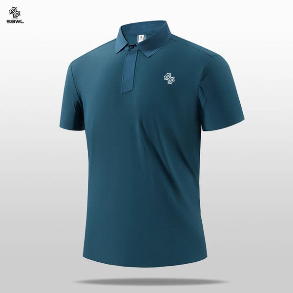 SBWL 2026 Summer New Light Fast Dry Elastic High Quality Outdoor Sports Golf Running Sports POLO Shirt Fashion Casual T-Shirt