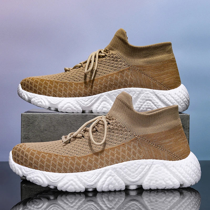 Couples socks casual sneakers summer breathable mesh light soft-sole outdoor running shoes men women comfort speed sports shoes