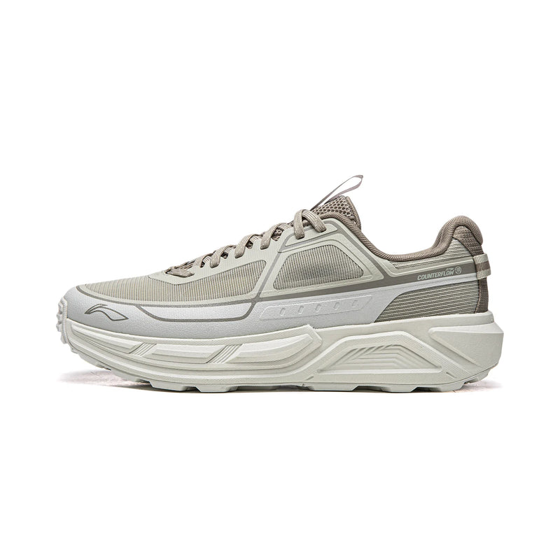 ស្បែកជើងឡើងភ្នំ Li-Ning Unisex AXJ STRIDE 2 ក្រៅផ្ទះ COOL SHELL មានខ្យល់ចេញចូលបានល្អ មានទ្រនាប់ជើង Rebound LiNing Walking Sneakers AHTW007