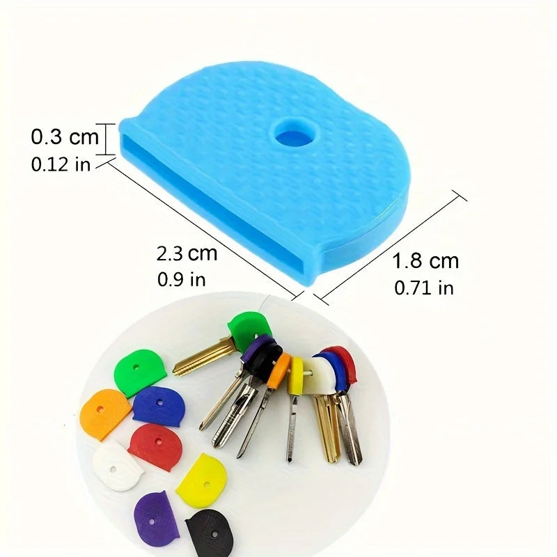 5/10pcs Elastic Durable Colorful Cover Set, Easy to Identify and Enhance Traction Protective Cover to Light Up Your Keys