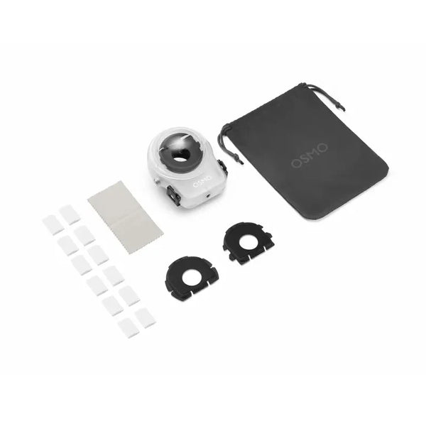 DJI Osmo 360 Invisible Waterproof Case Waterproof up to 50 m, featuring a 1/4″ thread at the bottom for Osmo 360 II / Osmo 360