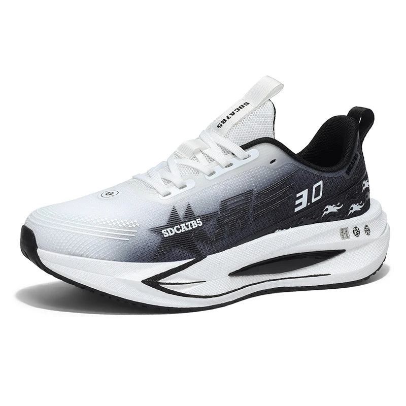 Mens Running Shoes 2025 New Mesh Breathable Daily Sports Trendy Lightweight Tennis Shoes Flat Comfortable Sneakers for Men