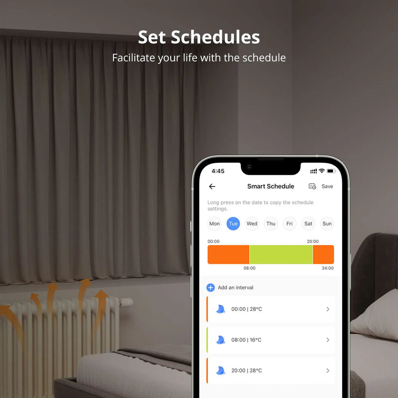 SONOFF TRVZB Zigbee Thermostatic Radiator Valve Smart Home Heating Froest Protection Remote Group Control via eWeLink Alexa