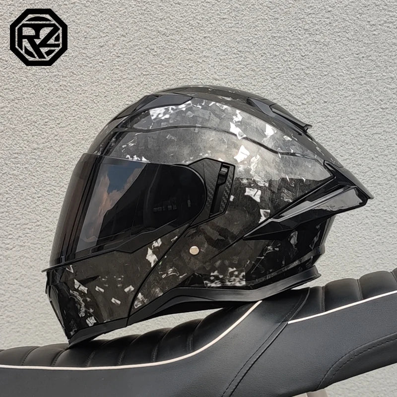 ORZ modular motorcycle helmet, men's and women's flip helmet, dual sunshade approved by DOT