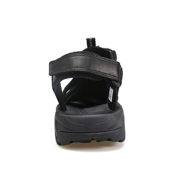 HUMTTO Summer Beach Sandals Men Outdoor Water Sneakers Leather Hiking Camping Climbing Aqua Shoes Breathable Sandals for Mens