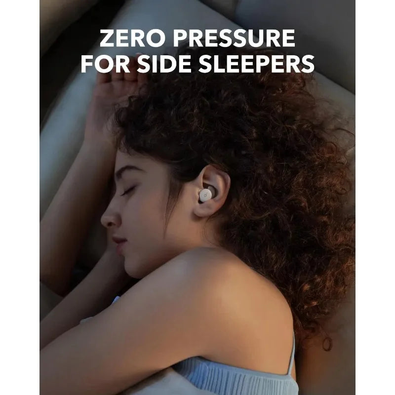 កាសស្តាប់ Anker Soundcore Sleep A20 Sleep Earbuds រចនាតូច សម្រាប់អ្នកគេងចំហៀង រចនាបថត្រចៀក ដោយមិនចាំបាច់ចុចត្រចៀក