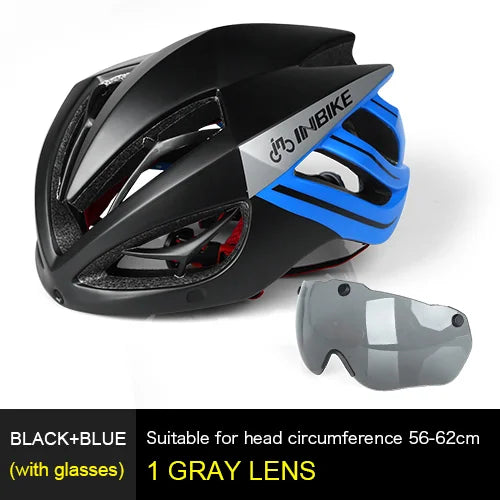 INBIKE Light Bicycle Helmet Safe Hat For Men Women Ultralight MTB Bike Helmet with Taillight Sport Riding Cycling Helmet IH19301