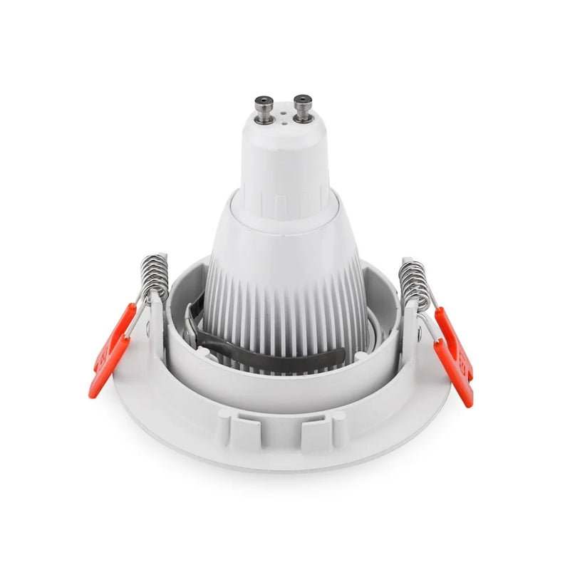 JOYINLED 1/10PCS Adjustable Round LED Downlight Frame MR16 GU10 Recessed Ceiling Light Trim Lamp Holder Socket Spot Fixture