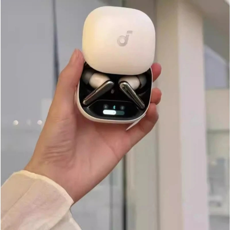 កាសស្តាប់ត្រចៀកឥតខ្សែ Anker Soundcore Liberty 4 Pro ប៊្លូធូស TWS ឥតខ្សែ LDAC ដែលមានគុណភាពបង្ហាញខ្ពស់ កាត់បន្ថយសំឡេងរំខានជ្រៅក្នុងត្រចៀក កាសស្តាប់ត្រចៀកកីឡា