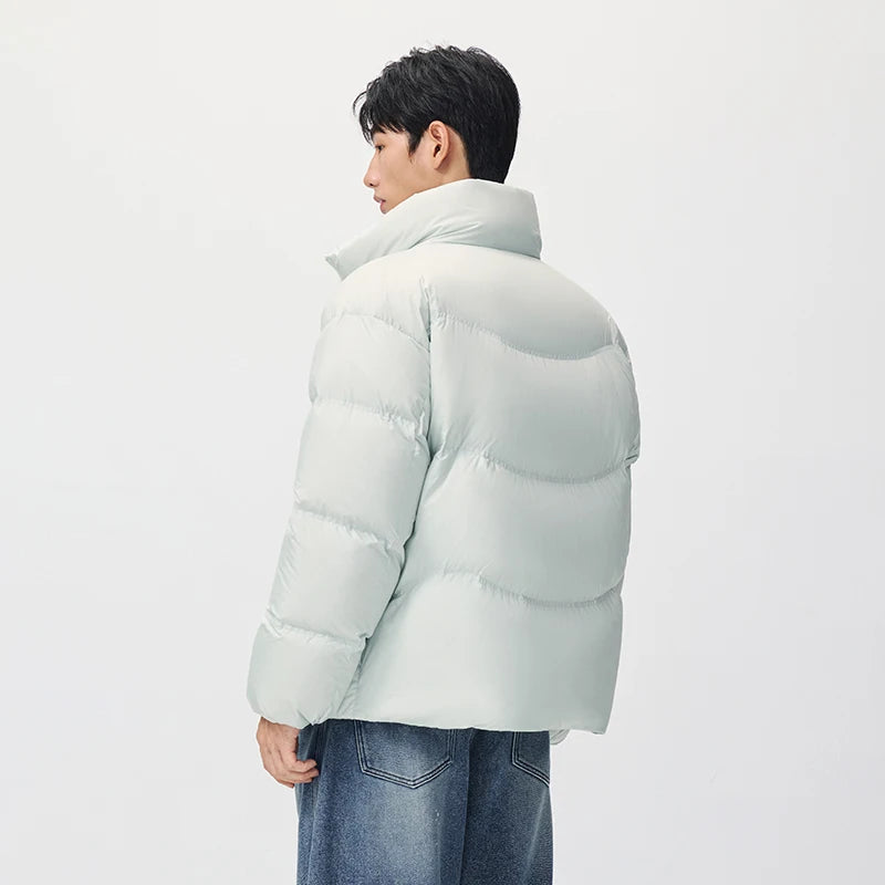 អាវក្រៅ Semir សម្រាប់បុរស កអាវឈរ ការពារខ្យល់ ការពារទឹក ឆ្នាំ២០២៦ ថ្មីសម្រាប់ពាក់ប្រចាំថ្ងៃ រដូវរងា ស្ទីលធម្មតាសម្រាប់ទីក្រុង