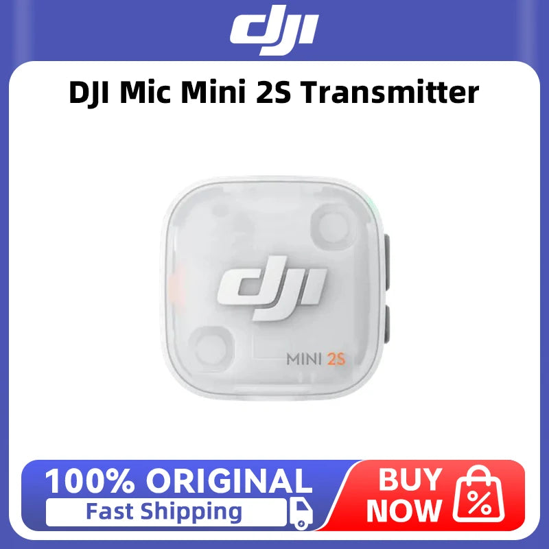 DJI Mic Mini 2S Transmitter Lightweight & Versatile, Compact Storage