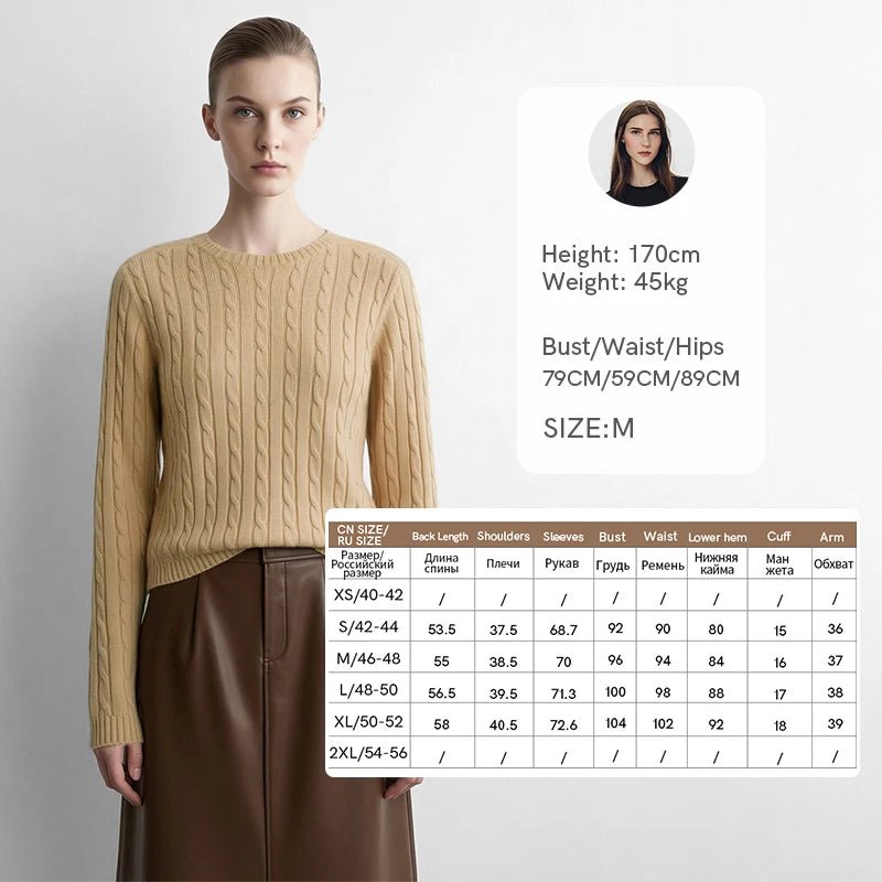 អាវយឺតរោមចៀម Amii Minimalist សម្រាប់ស្ត្រី រដូវស្លឹកឈើជ្រុះ មកដល់ថ្មី អាវយឺតដៃវែង ក O រលុង អាវផាយសម្រាប់ស្ត្រី អាវប៉ាក់ទាន់សម័យ 12653032
