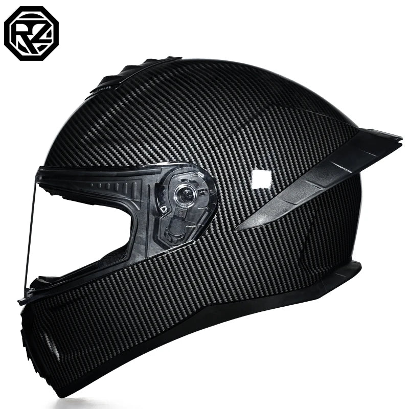 Virtue Motorcycle Helmet Men and Women Summer DOT Anti-fog ECE Helmet Full Cover Four Seasons Universal Winter Warm Personality