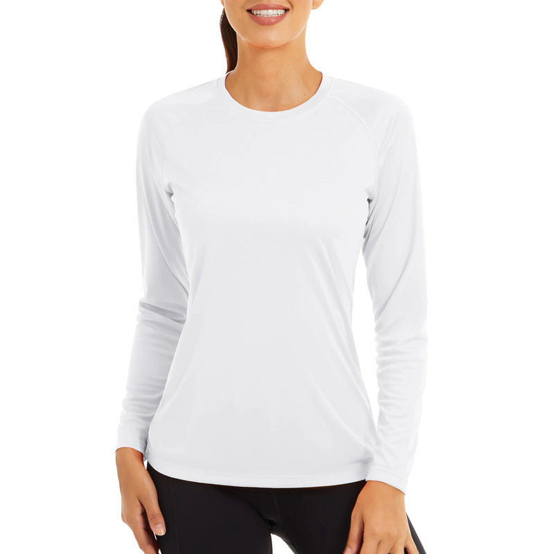 TACVASEN UPF 50+ Sun/Skin Protection Quick Dry T-Shirts Womens Long Sleeve Outdoor Performance Tee Shirts Summer Casual Tops