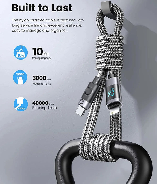 ORICO PD 29W Cable for MacBook USB C Fast Charging for iPhone Charger Type C Cable for iPhone 13 12 Pro Max