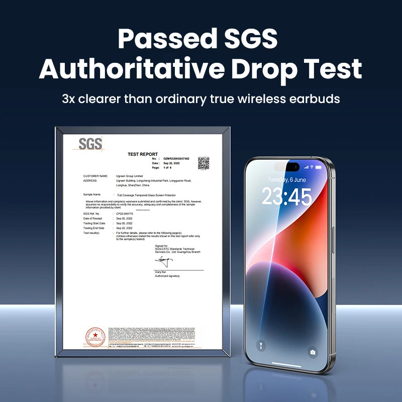 UGREEN 2PCS Screen Protector For iPhone 17 16 15 14 13 12 Pro Max Tempered Glass For iPhone 16 Plus Screen Protectors 15pro Film